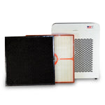 Oransi EJ120 Hepa Air Purifier with Carbon Filter, White/Black - Pete's air purifiers